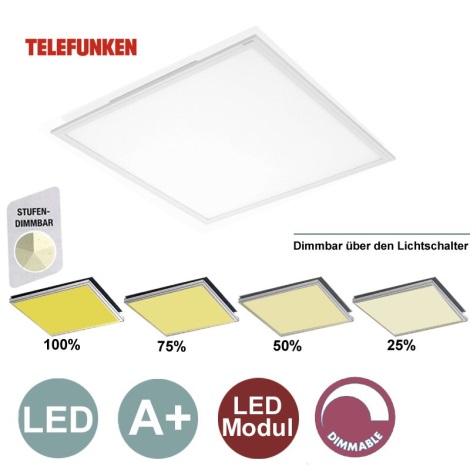 Telefunken - LED Stmievateľný panel 1xLED/36W/230V