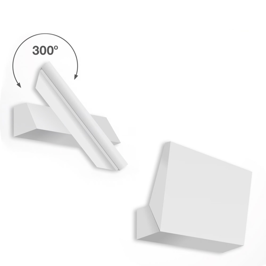 Telefunken - LED Vonkajšie nástenné svietidlo LED/10W/230V IP44 biela