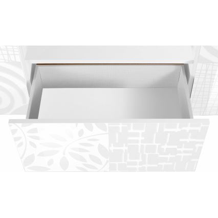 Televízny stolík ARIA biely