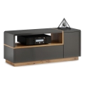 Televízny stolík FRED antracit/dub artisan