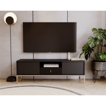 Televízny stolík SUE čierny