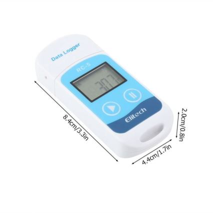 Teplomer so záznamom USB/1xCR2032 IP67