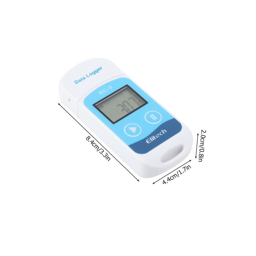 Teplomer so záznamom USB/1xCR2032 IP67