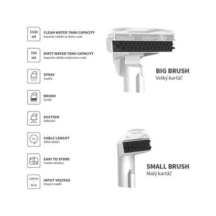 Tepovač 450 W/230 V, s krytím IPX4