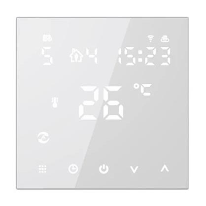 Termostat do podomietkovej inštalácie 230 V, biely, Wi‑Fi Tuya