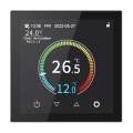 Termostat pre podomietkovú inštaláciu 230 V, čierny, Wi‑Fi (Tuya)