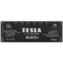 Tesla Batteries - 10 ks Alkalická batéria AA BLACK+ 1,5V