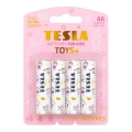 Tesla Batteries - 4 ks Alkalická batéria AA TOYS+ 1,5V 2900 mAh