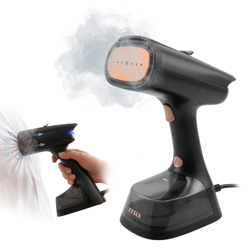 TESLA Electronics AeroGrip - Parná žehlička na oblečenie 2v1 1400W/230V