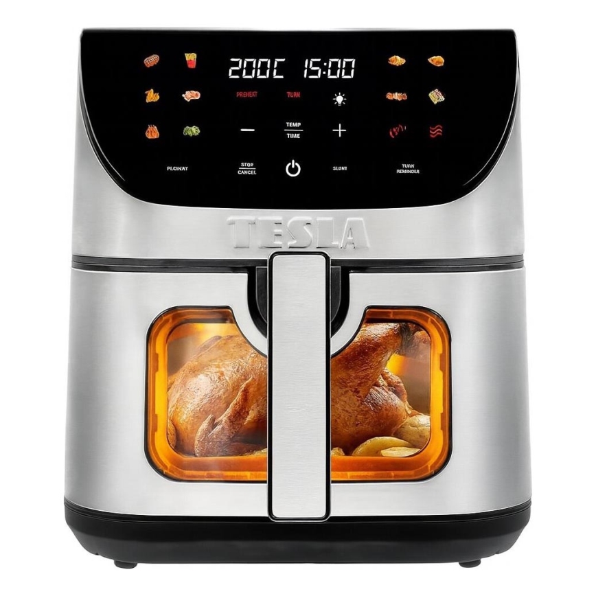 TESLA Electronics AirCook - Inteligentná multifunkčná digitálna teplovzdušná fritéza 9 l 1700W/230V Wi-Fi