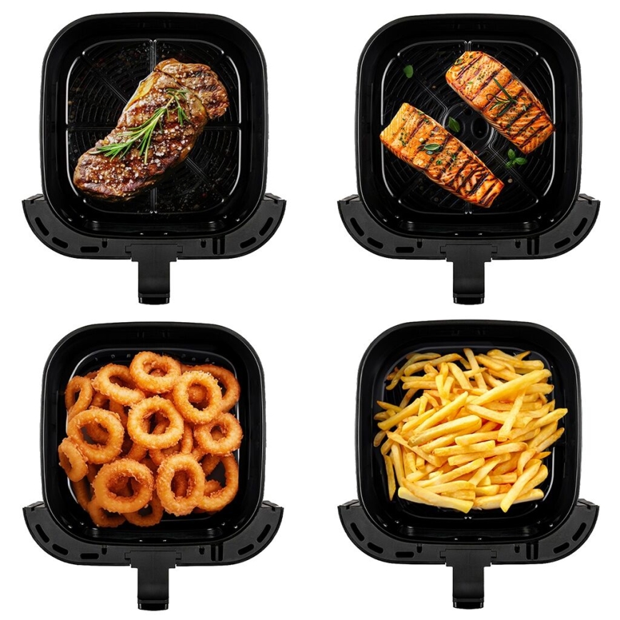 TESLA Electronics AirCook - Inteligentná multifunkčná digitálna teplovzdušná fritéza 9 l 1700W/230V Wi-Fi