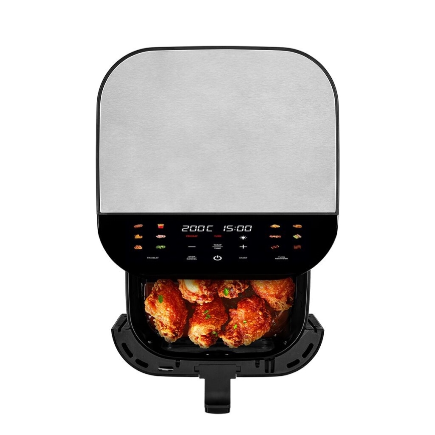 TESLA Electronics AirCook - Inteligentná multifunkčná digitálna teplovzdušná fritéza 9 l 1700W/230V Wi-Fi