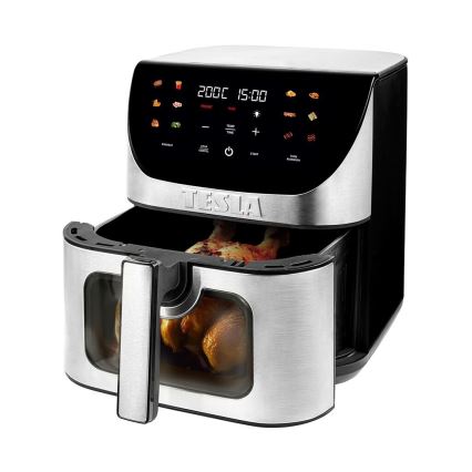 TESLA Electronics AirCook - Inteligentná multifunkčná digitálna teplovzdušná fritéza 9 l 1700W/230V Wi-Fi