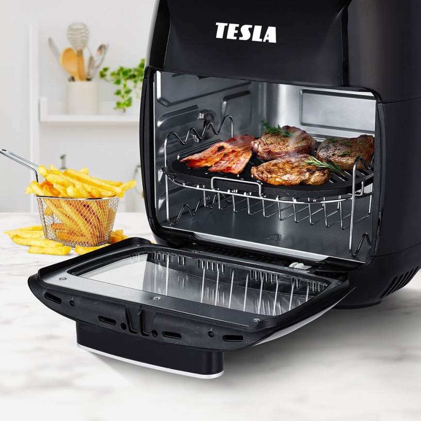 TESLA Electronics AirCook - Multifunkčná digitálna teplovzdušná fritéza 11 l 2000W/230V