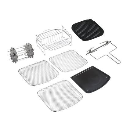 TESLA Electronics AirCook - Multifunkčná digitálna teplovzdušná fritéza 11 l 2000W/230V