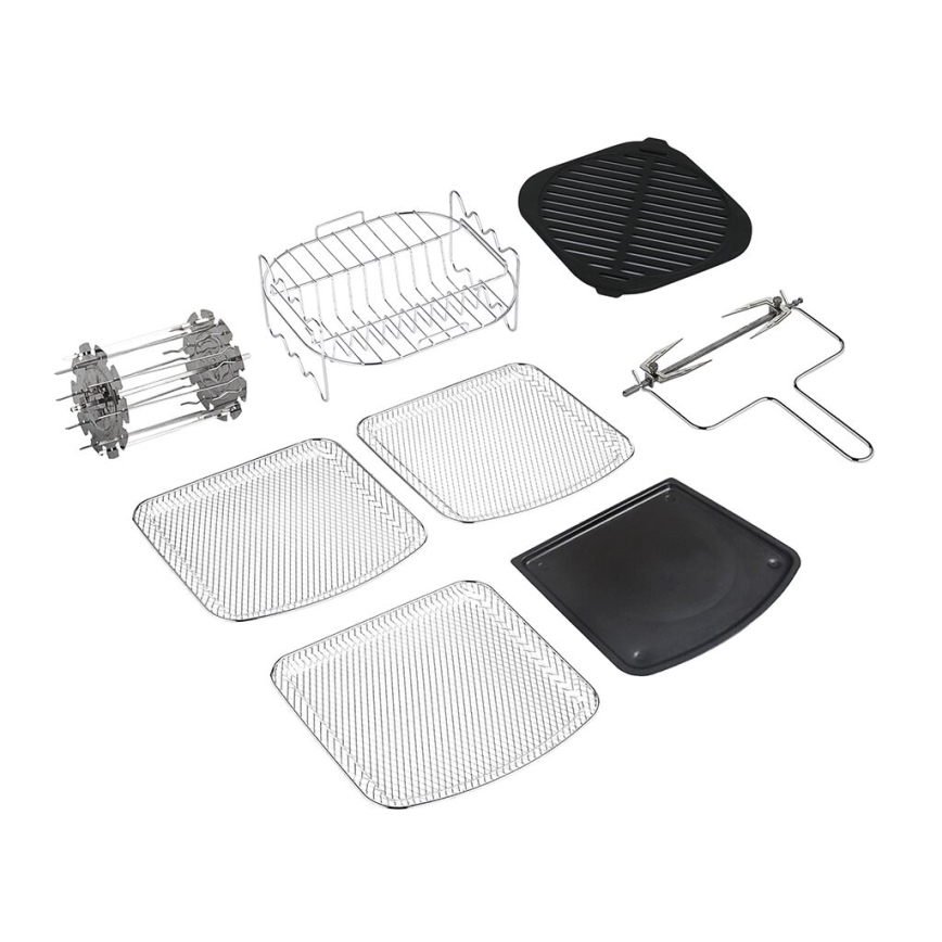 TESLA Electronics AirCook - Multifunkčná digitálna teplovzdušná fritéza 11 l 2000W/230V
