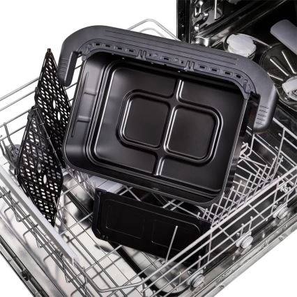TESLA Electronics AirCook - Multifunkčná duálna digitálna teplovzdušná fritéza 10 l 2400W/230V