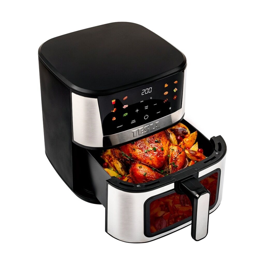 TESLA Electronics AirCook - Multifunkčná digitálna teplovzdušná fritéza 7 l 1600W/230V