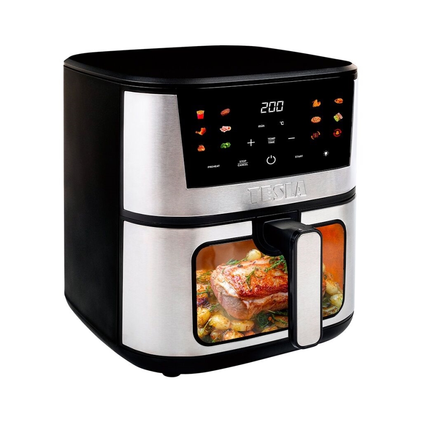 TESLA Electronics AirCook - Multifunkčná digitálna teplovzdušná fritéza 7 l 1600W/230V