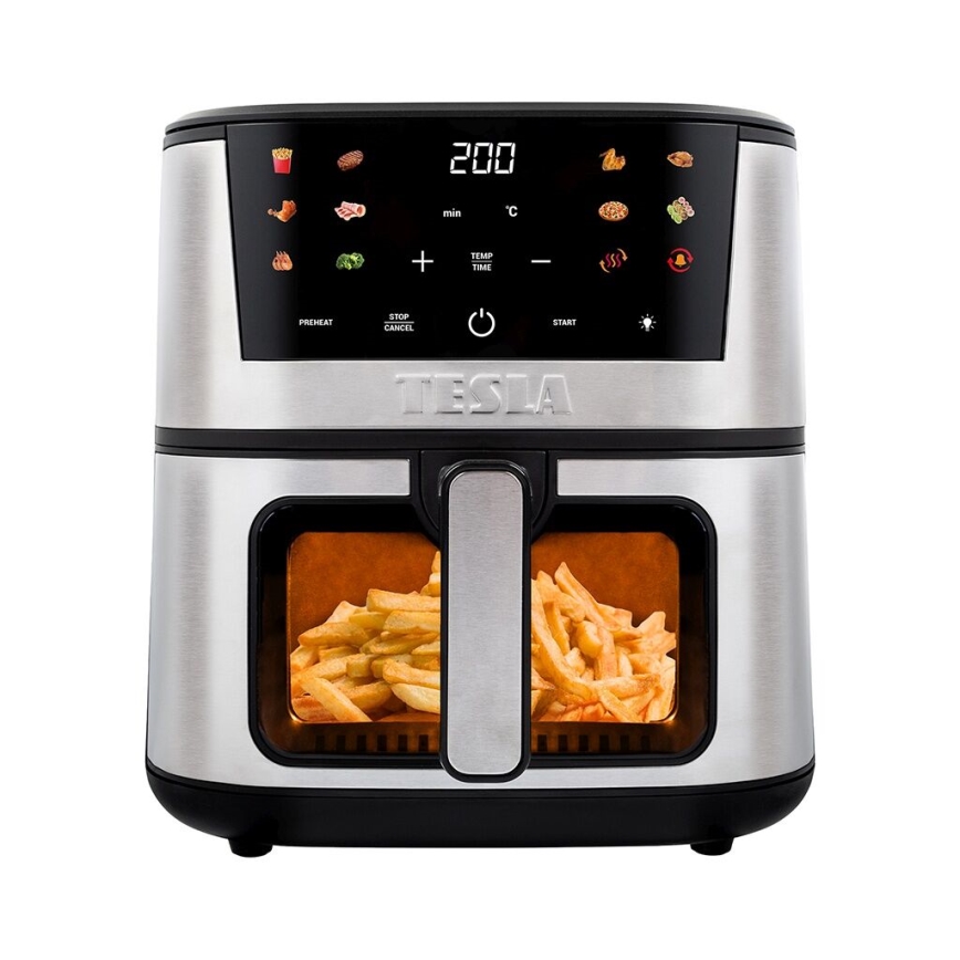 TESLA Electronics AirCook - Multifunkčná digitálna teplovzdušná fritéza 7 l 1600W/230V