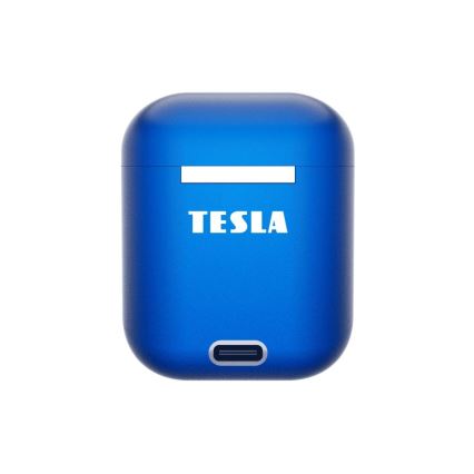 TESLA Electronics - Bezdrôtové slúchadlá IPX4 modrá