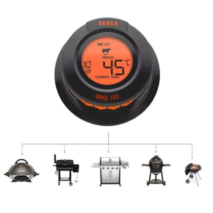TESLA Electronics Cook - Digitálny teplomer na mäso so sondou 0-400 °C 2xAA IP65