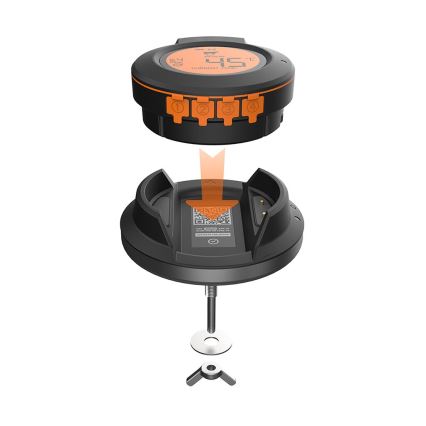 TESLA Electronics Cook - Digitálny teplomer na mäso so sondou 0-400 °C 2xAA IP65