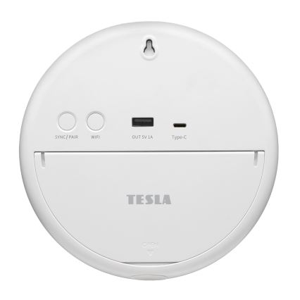 TESLA Electronics Device - Inteligentná meteostanica so senzorom 400 mAh Wi‑Fi Tuya IP44