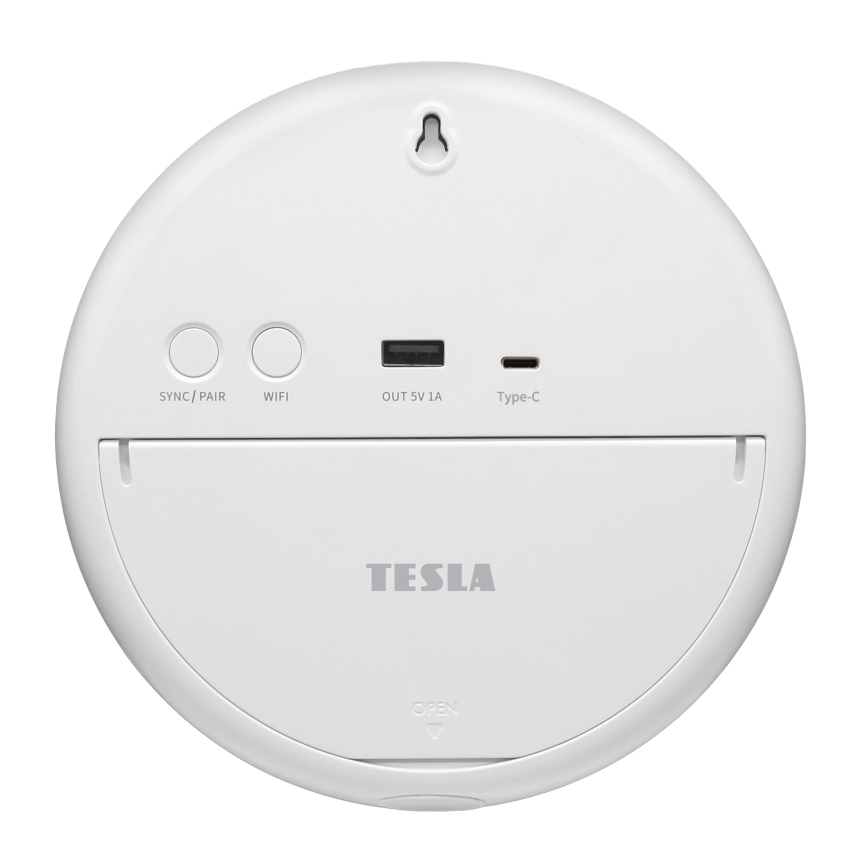 TESLA Electronics Device - Inteligentná meteostanica so senzorom 400 mAh Wi‑Fi Tuya IP44