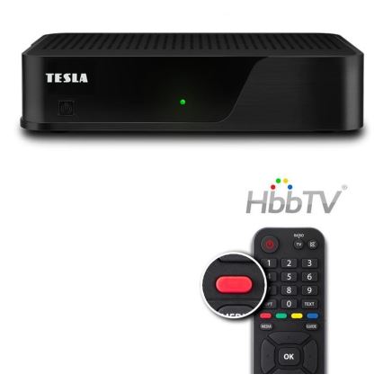 TESLA Electronics - DVB-T2 H.265 (HEVC) prijímač 12V + diaľkové ovládanie