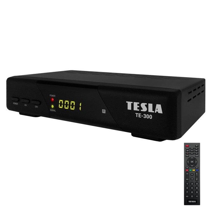 TESLA Electronics - DVB-T2 H.265 (HEVC) prijímač, HDMI-CEC + diaľkové ovládanie