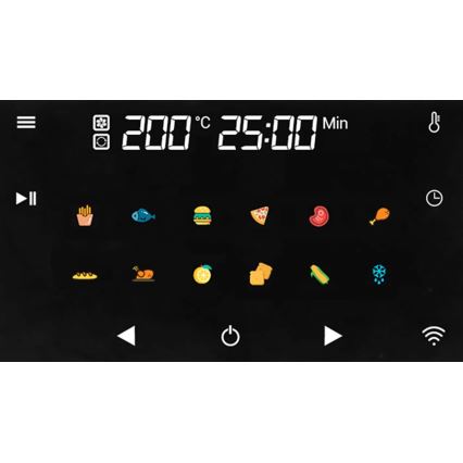 TESLA Electronics EliteCook - Inteligentný multifunkčný elektrický tlakový hrniec a teplovzdušná fritéza 6 l 1500W/230V Wi-Fi