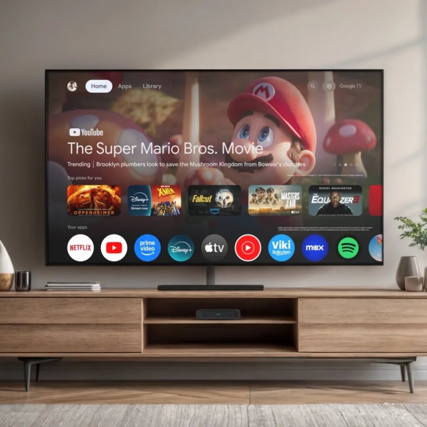 TESLA Electronics MediaBox - UHD multimediálny prehrávač Wi-Fi + diaľkové ovládanie