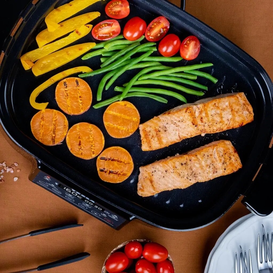 TESLA Electronics MultiCook Grill - Multifunkčný elektrický hrniec a gril 6 l 11v1 1250W/230V