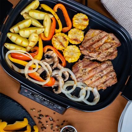 TESLA Electronics MultiCook Grill - Multifunkčný elektrický hrniec a gril 6 l 11v1 1250W/230V