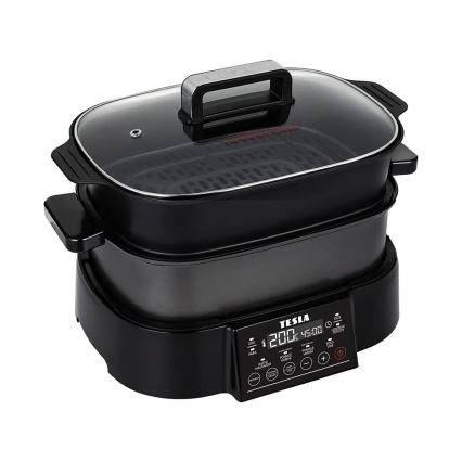TESLA Electronics MultiCook Grill - Multifunkčný elektrický hrniec a gril 6 l 11v1 1250W/230V