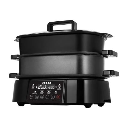 TESLA Electronics MultiCook Grill - Multifunkčný elektrický hrniec a gril 6 l 11v1 1250W/230V