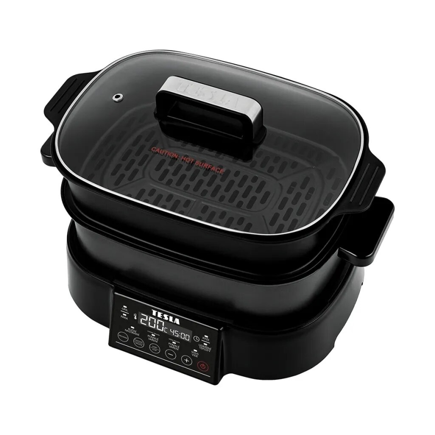 TESLA Electronics MultiCook Grill - Multifunkčný elektrický hrniec a gril 6 l 11v1 1250W/230V