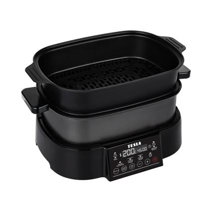TESLA Electronics MultiCook Grill - Multifunkčný elektrický hrniec a gril 6 l 11v1 1250W/230V