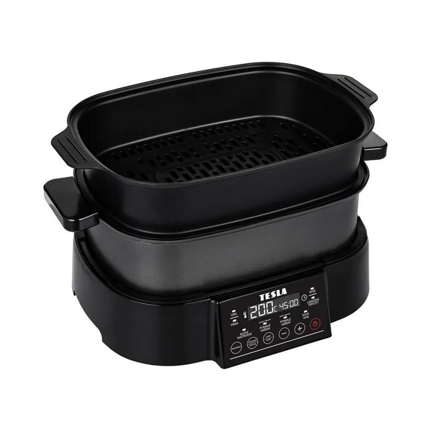 TESLA Electronics MultiCook Grill - Multifunkčný elektrický hrniec a gril 6 l 11v1 1250W/230V