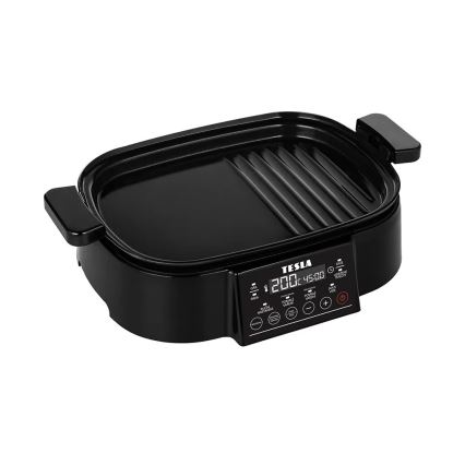 TESLA Electronics MultiCook Grill - Multifunkčný elektrický hrniec a gril 6 l 11v1 1250W/230V
