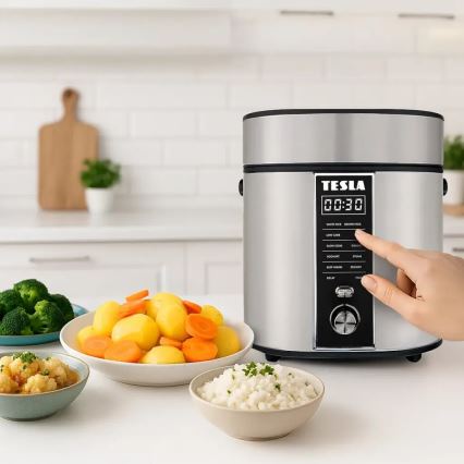 TESLA Electronics MultiCook - Multifunkčný ryžovar 2,1 l 400W/230V