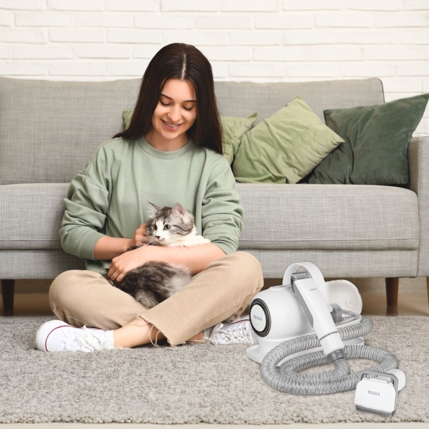 TESLA Electronics PetCare - Sada na starostlivosť o srsť domácich maznáčikov 300W/230V