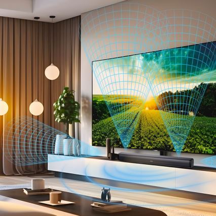 TESLA Electronics PrimeSound - Dolby Atmos soundbar 2.1 230W/230V + diaľkové ovládanie