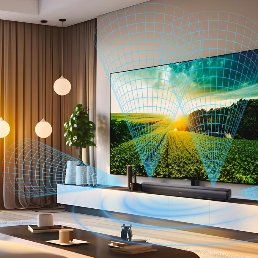 TESLA Electronics PrimeSound - Dolby Atmos soundbar 2.1 230W/230V + diaľkové ovládanie