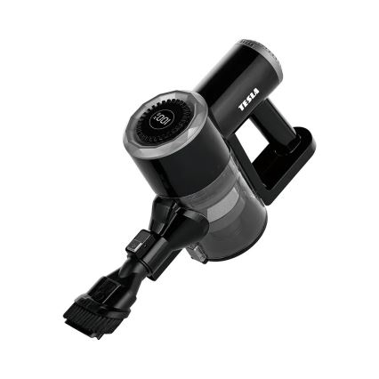 TESLA Electronics PureStar - Flexibilný bezdrôtový tyčový vysávač 2v1 150W/2200 mAh čierna