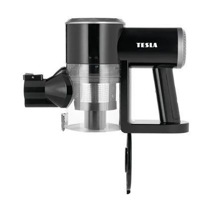 TESLA Electronics PureStar - Flexibilný bezdrôtový tyčový vysávač 2v1 150W/2200 mAh čierna