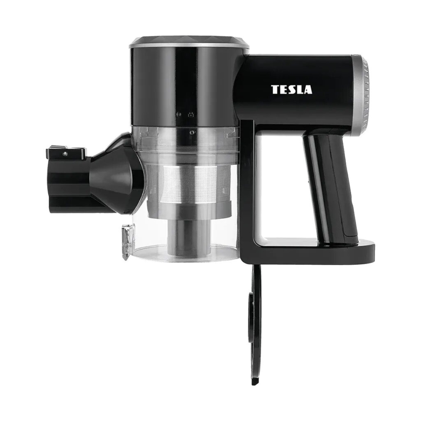 TESLA Electronics PureStar - Flexibilný bezdrôtový tyčový vysávač 2v1 150W/2200 mAh čierna