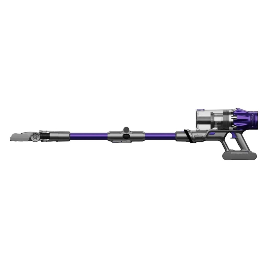 TESLA Electronics PureStar - Flexibilný bezdrôtový tyčový vysávač 2v1 250W/2200 mAh sivá/fialová