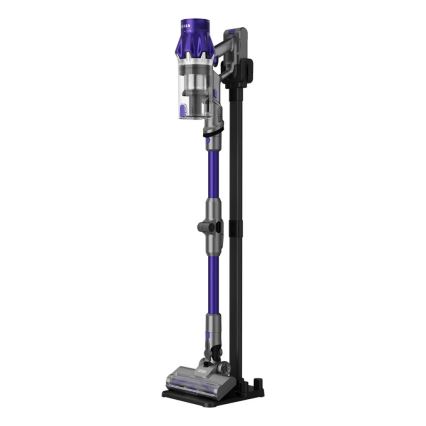 TESLA Electronics PureStar - Flexibilný bezdrôtový tyčový vysávač 2v1 250W/2200 mAh sivá/fialová
